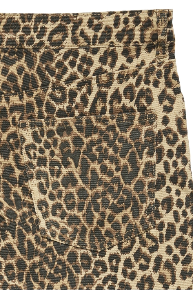 VMTESS MR DENIM AOP SHORTS NOOS 10329962 SILVER MINK/LEOPARD
